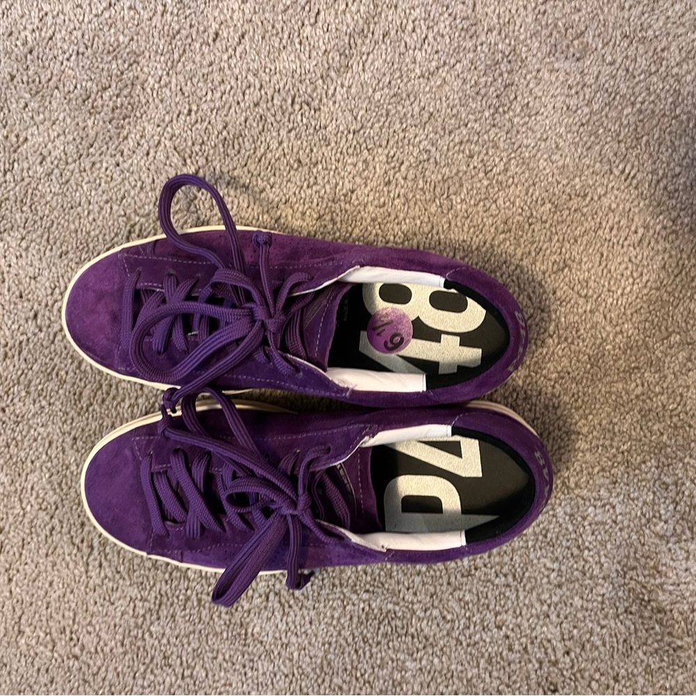 🆕 P448 Jack Suede size 6 1/2 Women's Purple Suede Sneakers - Picture 10 of 10